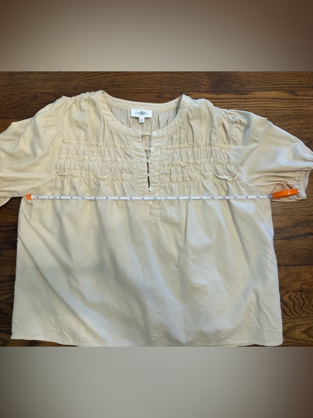 Able Tan Blouse - Picture 3 of 3